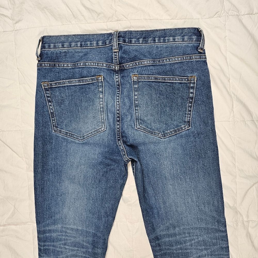 Everlane High‎ Rise Skinny Ankle Light Wash Denim Jeans Women's Size 27 - Picture 9 of 13